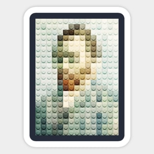 van gogh lego Sticker